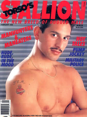 Stallion February 1990 magazine back issue Stallion magizine back copy 