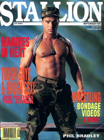Stallion September 1993 magazine back issue Stallion magizine back copy 