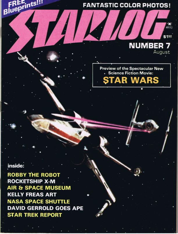 Starlog # 7 magazine back issue Starlog magizine back copy 