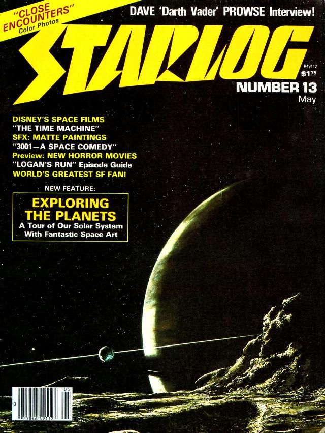 Starlog # 13 magazine back issue Starlog magizine back copy 