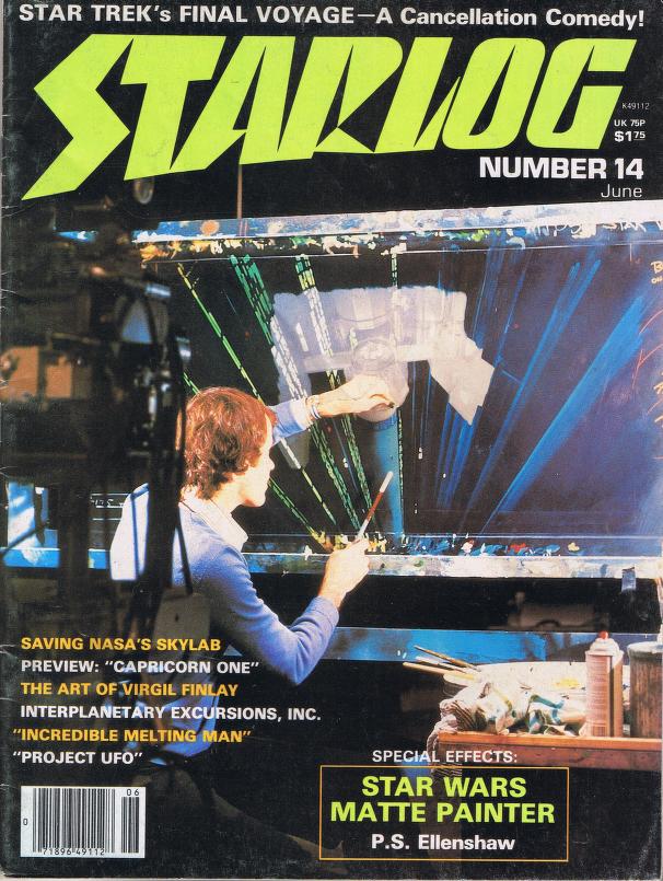 Starlog # 14 magazine back issue Starlog magizine back copy 