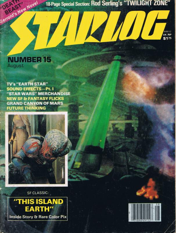 Starlog # 15 magazine back issue Starlog magizine back copy 
