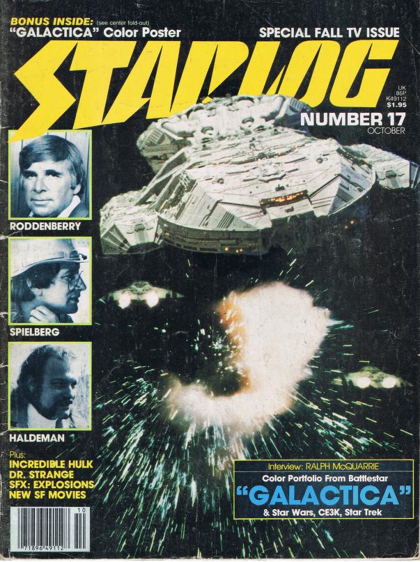 Starlog # 17 magazine back issue Starlog magizine back copy 