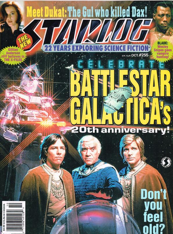 Starlog # 255 magazine back issue Starlog magizine back copy 