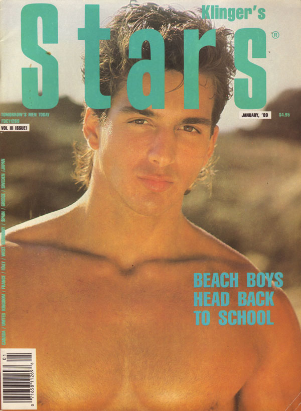 Stars January 1989 magazine back issue Stars magizine back copy klinger's stars magazine 1989 back issues beach boys xxx hot nude men gay porn stars naked explicit