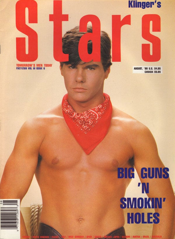 Stars August 1989 magazine back issue Stars magizine back copy stars magazine aug 1989 issues hot gay 80s porn mag manly studs nude muscles buff guys naked explici