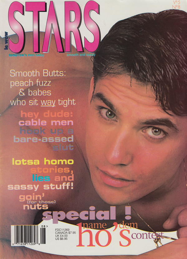 Stars June 1996 magazine back issue Stars magizine back copy smooth butts peac fuzz and babes who sit way tight hey dud cable men bare assed lotsa homo sassy stu