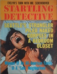 Jessie Law magazine cover appearance Startling Detective # 1, January 1975