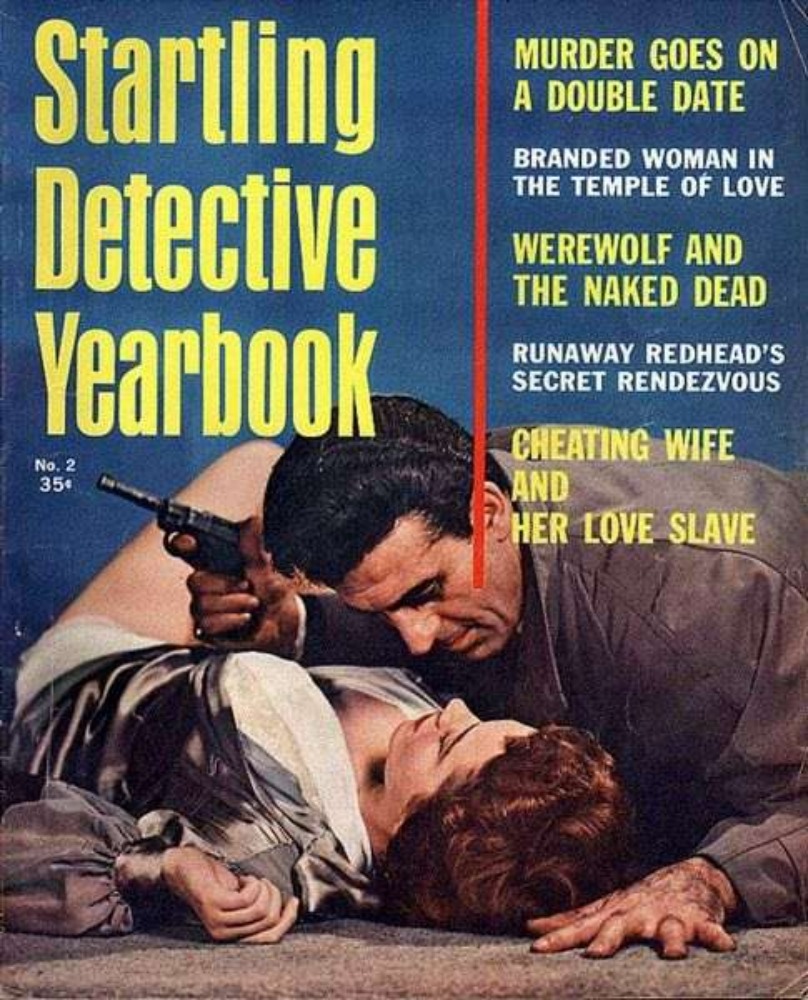 Startling Detective Yearbook # 2, Yearbook 1964 magazine back issue Startling Detective Yearbook magizine back copy 