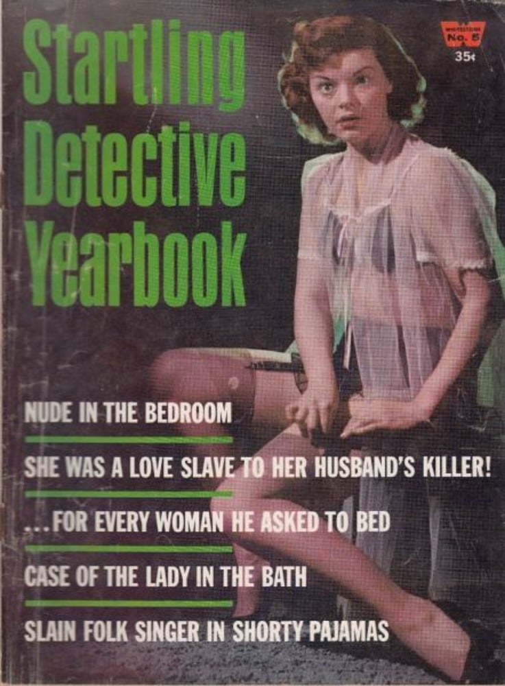 Startling Detective Yearbook # 5, Yearbook 1967 magazine back issue Startling Detective Yearbook magizine back copy 