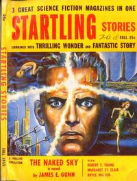 Startling Stories Fall 1955 magazine back issue cover image