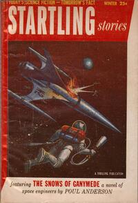 Startling Stories Winter 1955 magazine back issue cover image