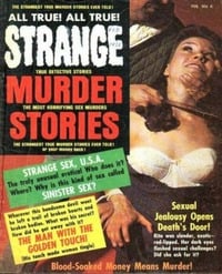 Strange Murder Stories February 1970 magazine back issue