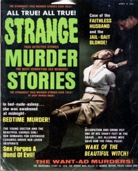 Strange Murder Stories April 1970 magazine back issue