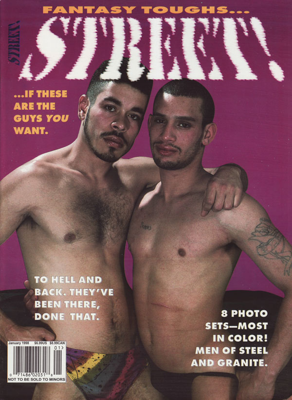 Street January 1998 magazine back issue Street magizine back copy fantasy toughs if these are the guys you want to hell and back they've been there, done that 8 photo