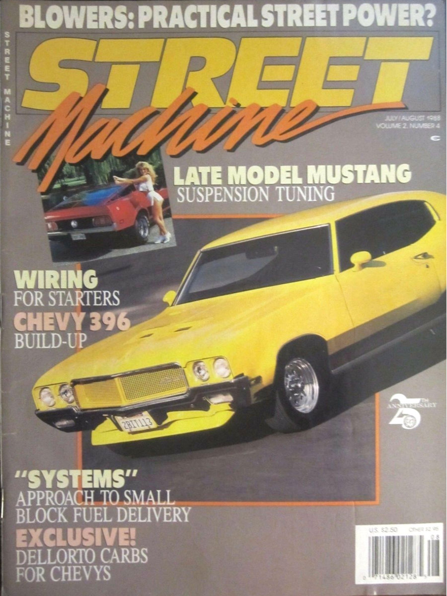 Street Machine July/August 1988 magazine back issue Street Machine magizine back copy 