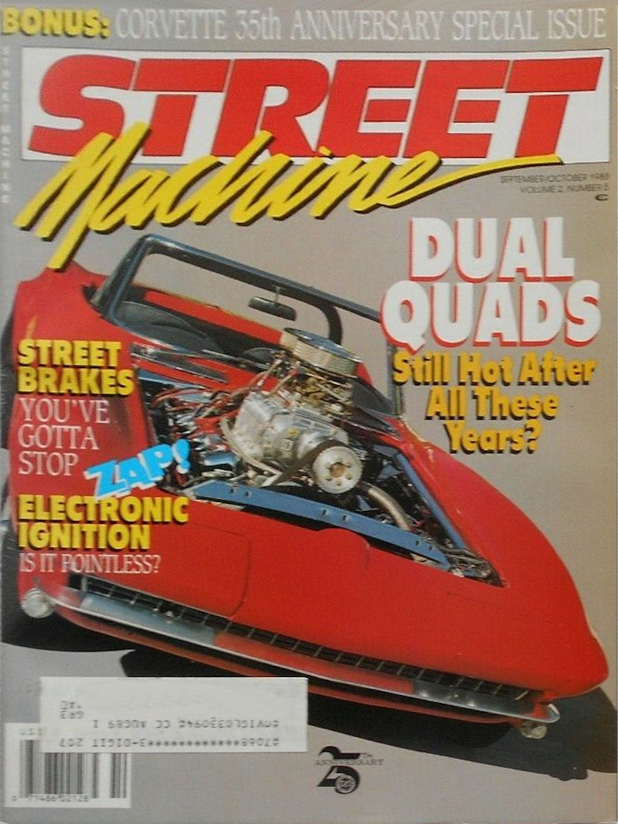Street Machine September/October 1988 magazine back issue Street Machine magizine back copy 