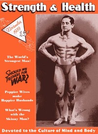 Strength & Health November 1939 magazine back issue cover image
