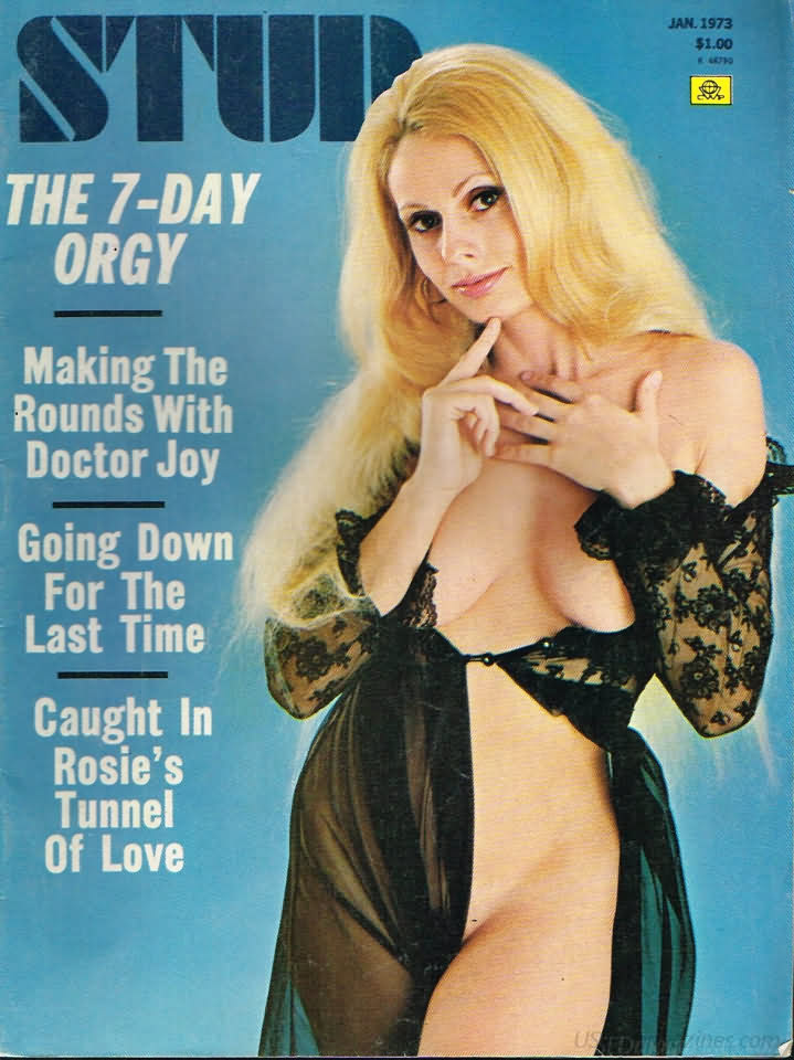 Stud January 1973 magazine back issue Stud magizine back copy 