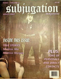 Subjugation Vol. 2 # 1 magazine back issue