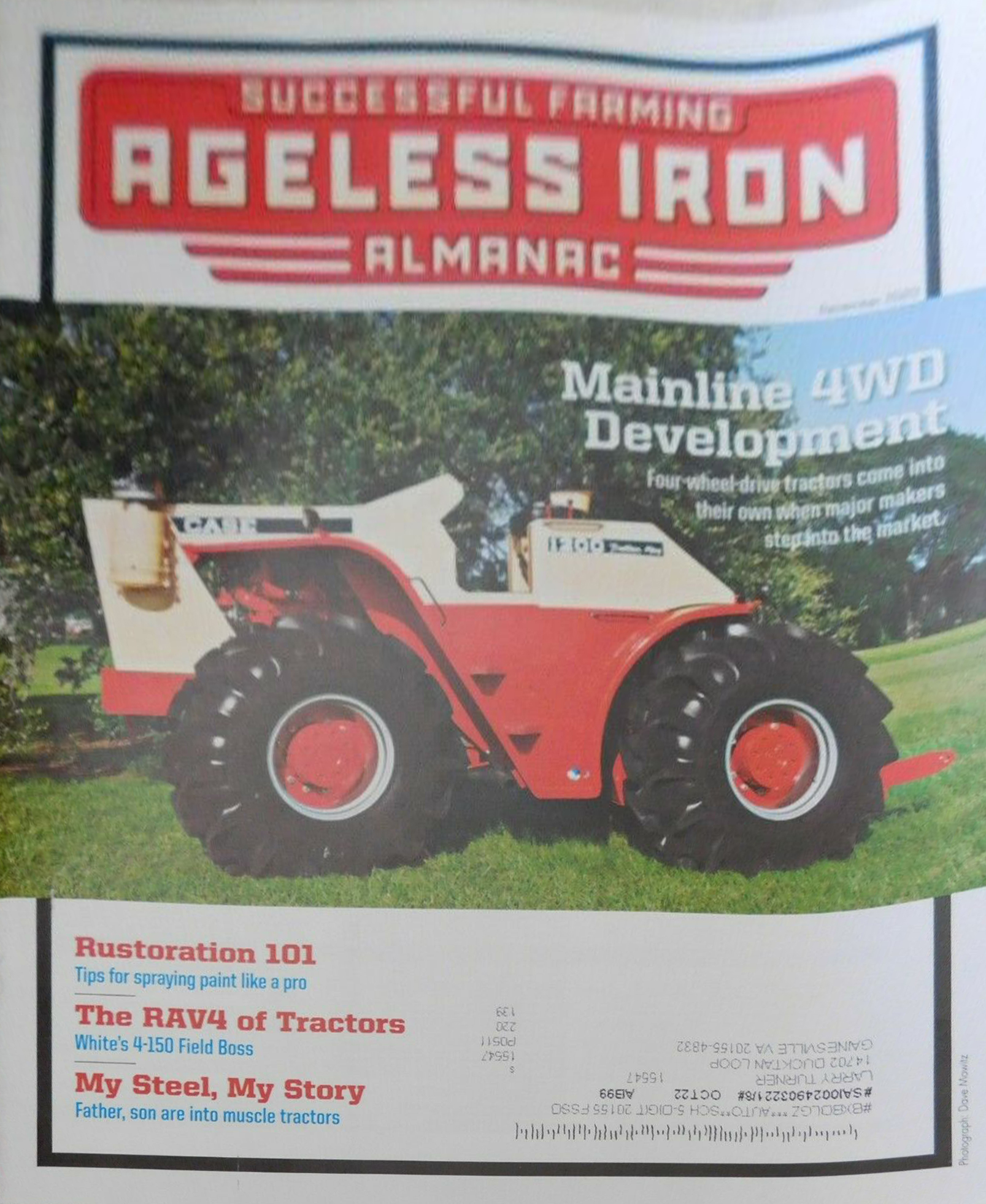 Successful Farming December 2020 magazine back issue Successful Farming magizine back copy 