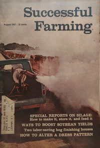 Successful Farming August 1967 magazine back issue cover image