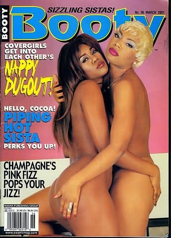 Sugah March 2001 magazine back issue Sugah magizine back copy Sugah March 2001 Adult Magazine Back Issue Featuring Nude Black African-American Women Published as Sweet and Black. Covergirls Get Into Each Other's Nappy Dugout!.