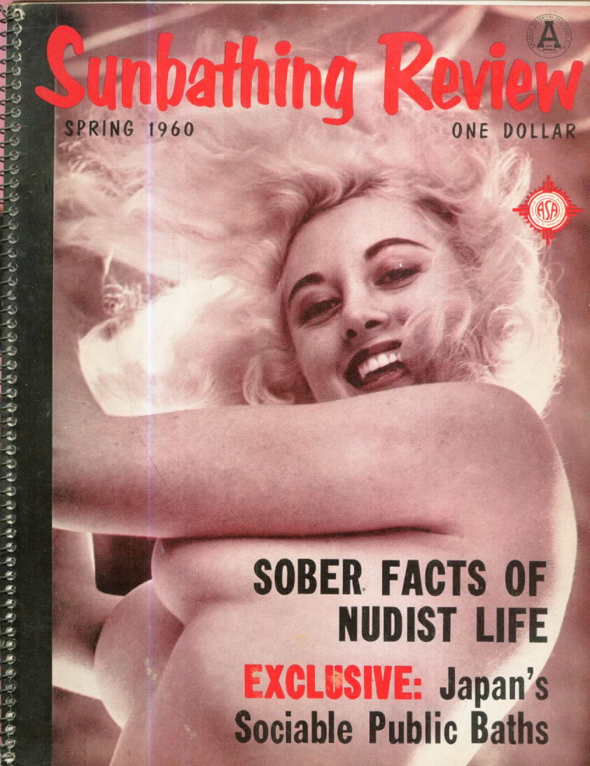 Sunbathing Review Spring 1960 magazine back issue Sunbathing Review magizine back copy 