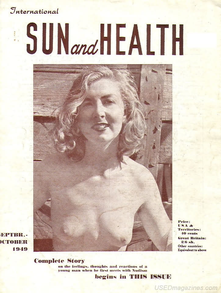 Sun and Health September 1949 magazine back issue Sun and Health magizine back copy 
