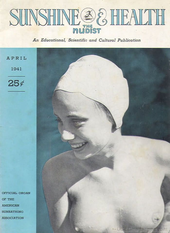Sunshine & Health April 1941 magazine back issue Sunshine & Health magizine back copy 