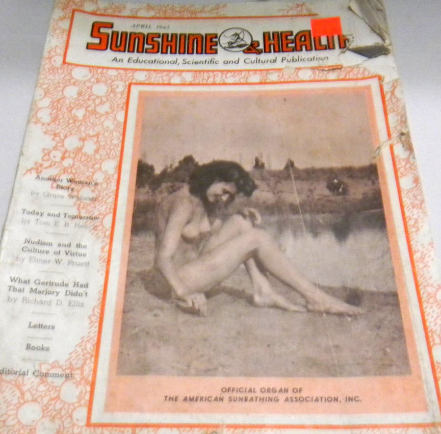 Sunshine & Health April 1943 magazine back issue Sunshine & Health magizine back copy 