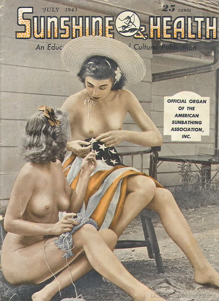 Sunshine & Health July 1943 magazine back issue Sunshine & Health magizine back copy 