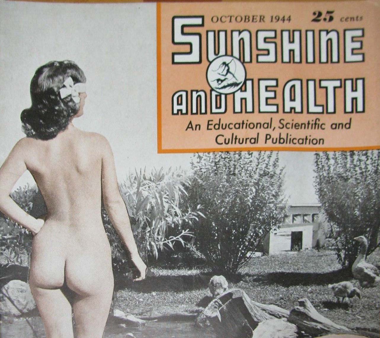 Sunshine & Health October 1944 magazine back issue Sunshine & Health magizine back copy 