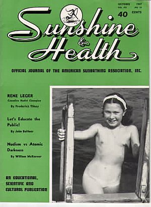 Sunshine & Health October 1947 magazine back issue Sunshine & Health magizine back copy 