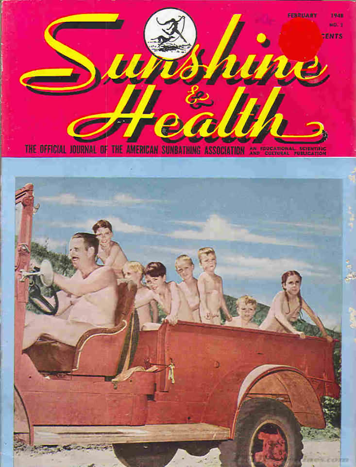 Sunshine & Health February 1948 magazine back issue Sunshine & Health magizine back copy 