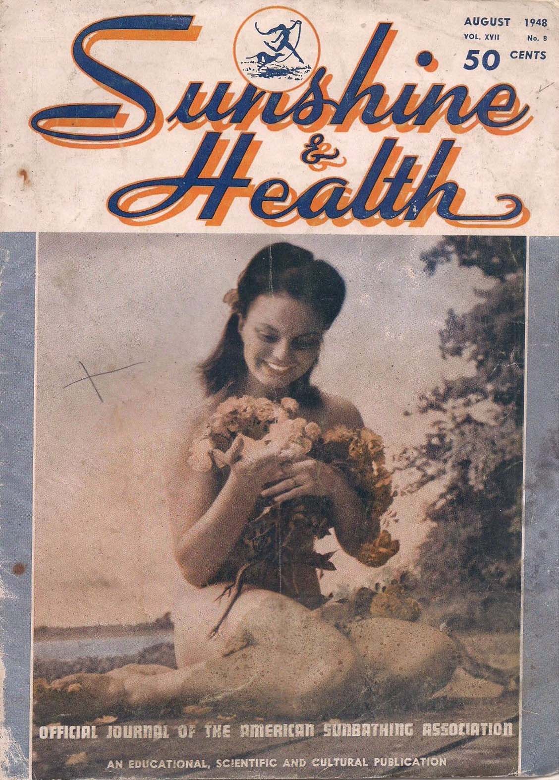 Sunshine & Health August 1948 magazine back issue Sunshine & Health magizine back copy 