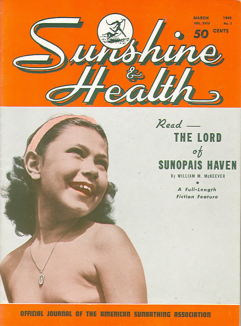 Sunshine & Health March 1949, Sunshine Mar 1949, Magazine.