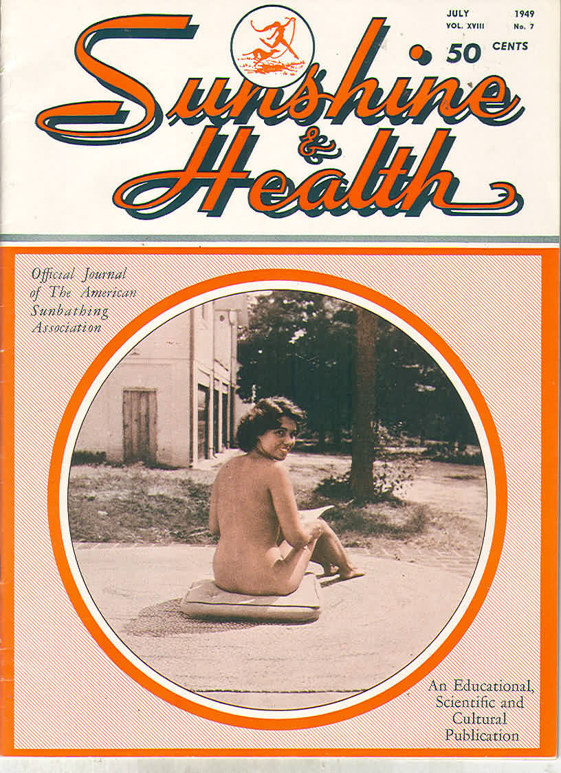 Sunshine & Health July 1949 magazine back issue Sunshine & Health magizine back copy 