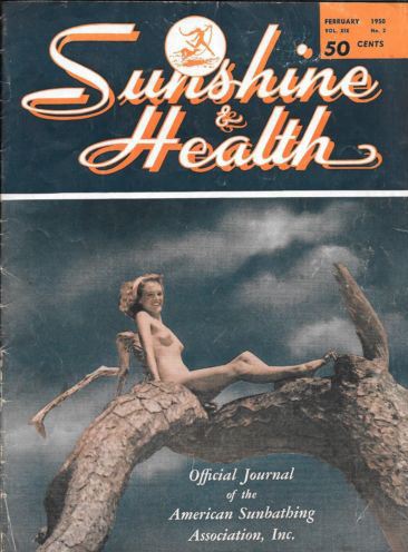 Sunshine & Health February 1950 magazine back issue Sunshine & Health magizine back copy 