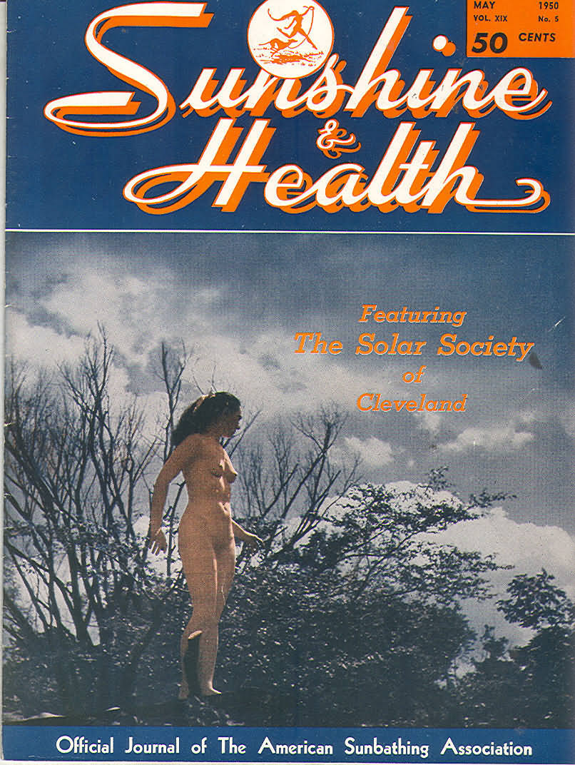 Sunshine & Health May 1950 magazine back issue Sunshine & Health magizine back copy 