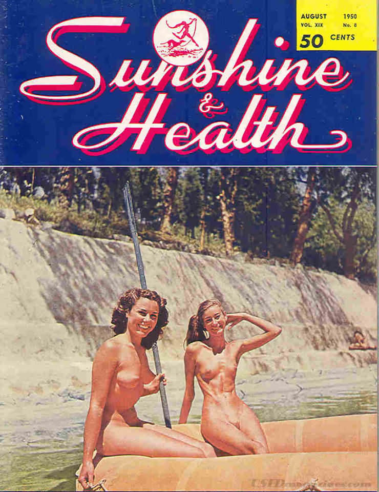 Sunshine & Health August 1950 magazine back issue Sunshine & Health magizine back copy 