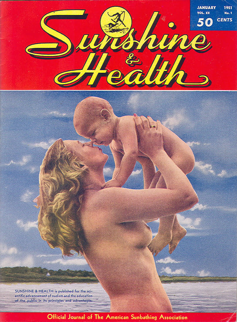 Sunshine & Health January 1951 magazine back issue Sunshine & Health magizine back copy 