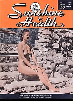 Sunshine & Health July 1954 magazine back issue Sunshine & Health magizine back copy 