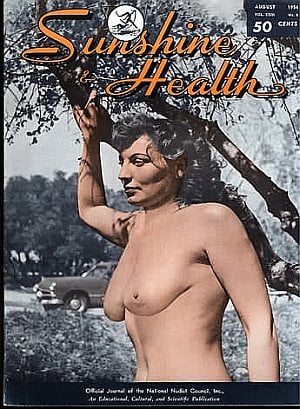 Sunshine & Health August 1954 magazine back issue Sunshine & Health magizine back copy 