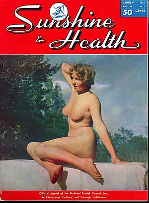 Sunshine & Health January 1956 magazine back issue Sunshine & Health magizine back copy 
