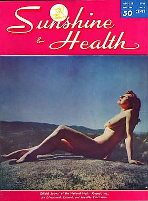 Sunshine & Health August 1956 magazine back issue Sunshine & Health magizine back copy 