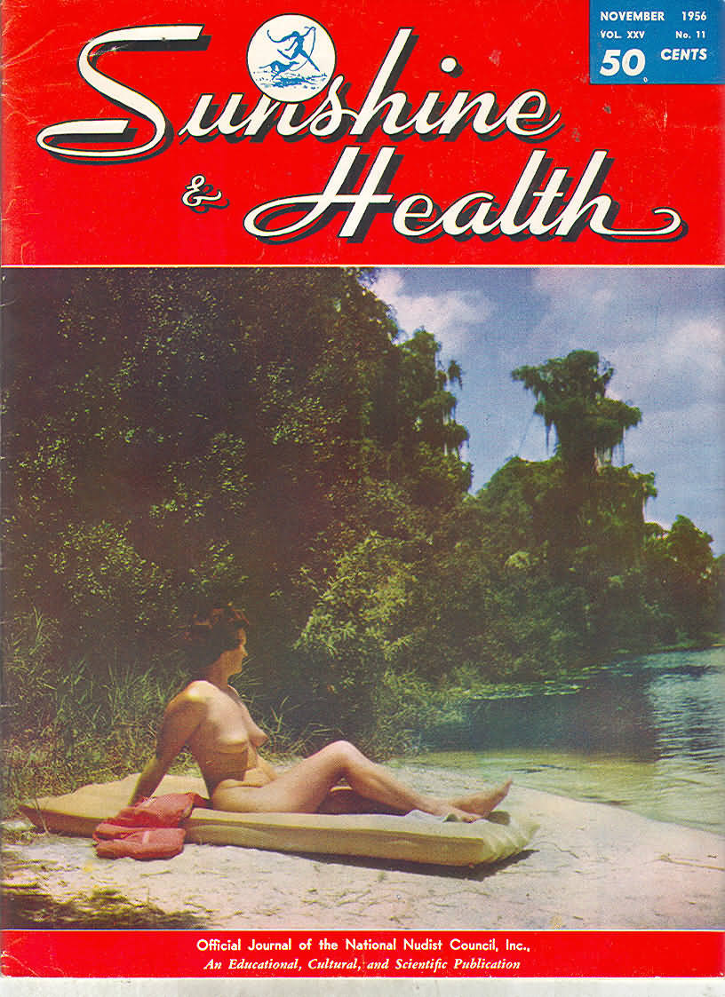 Sunshine & Health November 1956 magazine back issue Sunshine & Health magizine back copy 