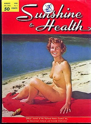 Sunshine & Health August 1958 magazine back issue Sunshine & Health magizine back copy 
