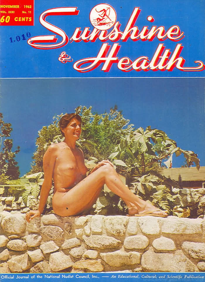Sunshine & Health November 1962 magazine back issue Sunshine & Health magizine back copy 