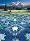 Mountain Vigil painted by Rebecca Barker 1000 piece jigsaw puzzle manufactured by suns out